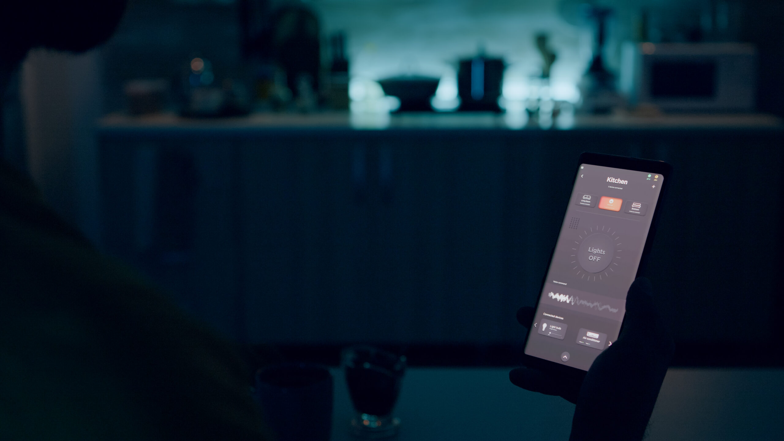 Smart lighting control installation in Las Vegas for energy-efficient and customizable home lighting.