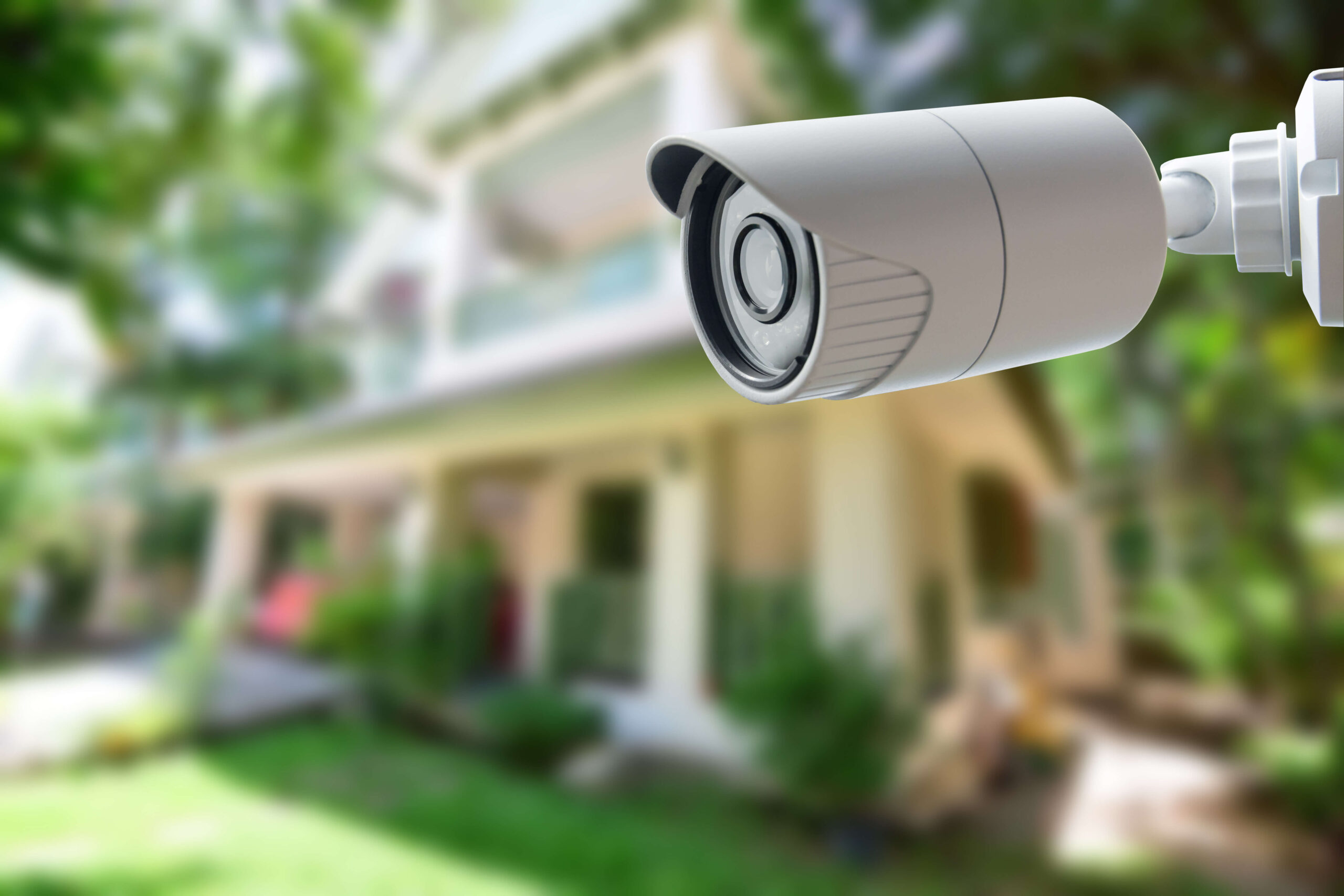 Professional home security camera installation in Las Vegas for real-time monitoring and protection.