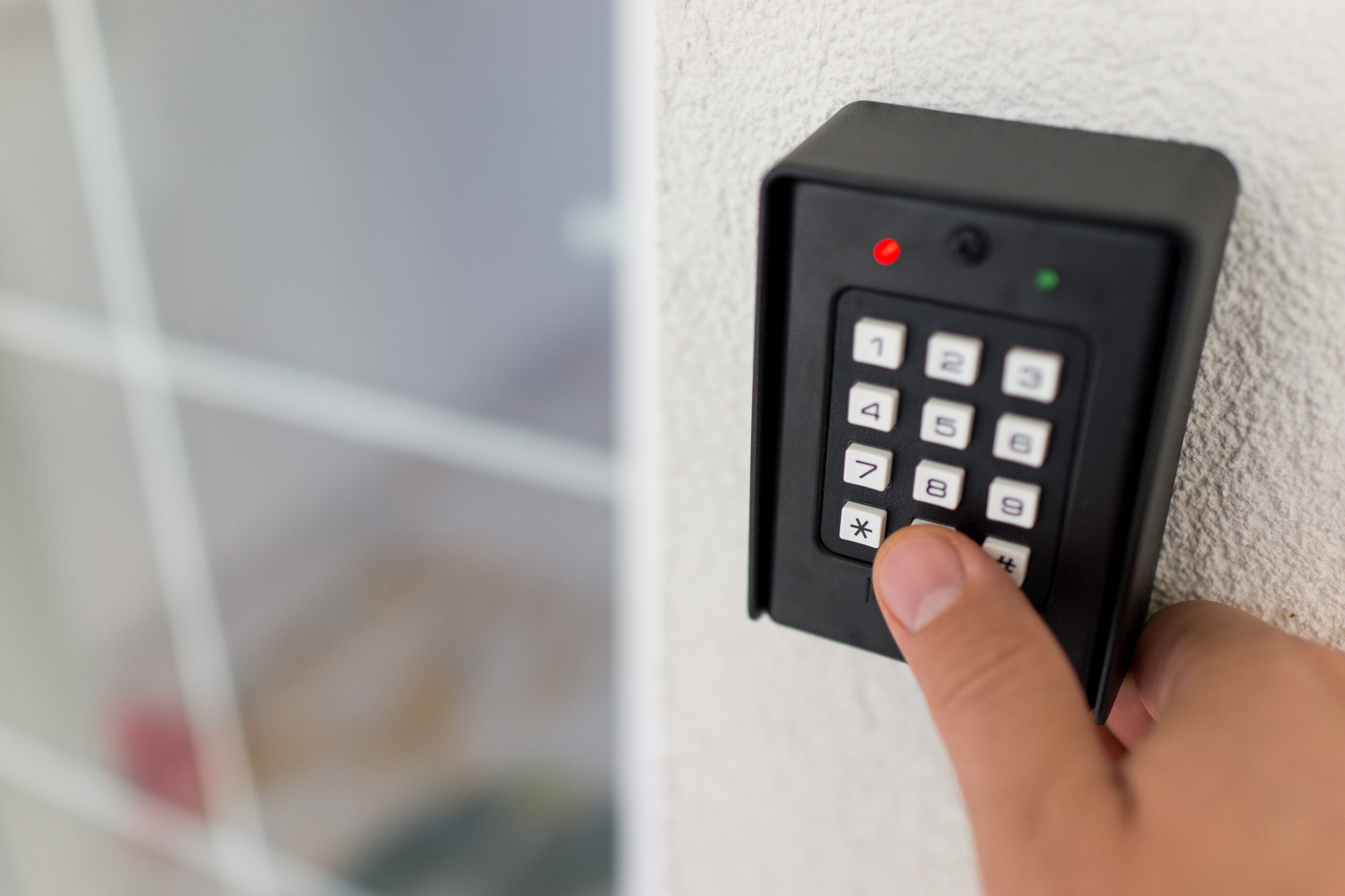 Advanced access control installation in Las Vegas for secure office and business entry management.